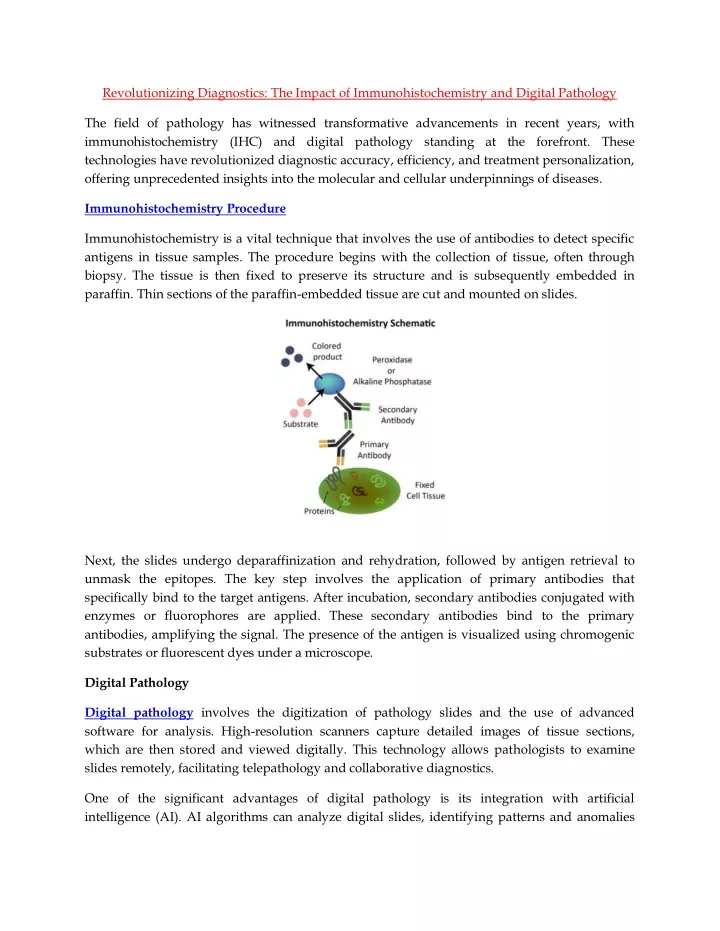 revolutionizing diagnostics the impact