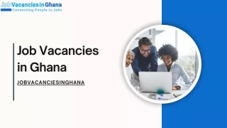 Ghana Recruitment - Job Vacancies in Ghana