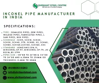 Inconel Pipe| Monel Pipe| Hastelloy Pipe| Titanium Pipe