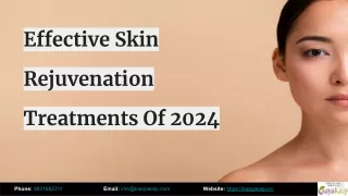 Effective Skin Rejuvenation Treatments Of 2024