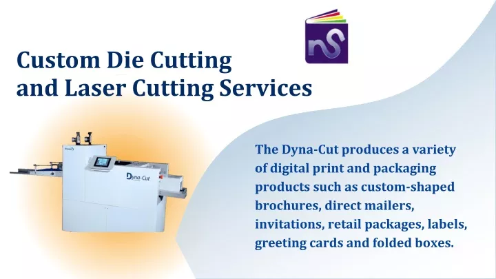 custom die cutting and laser cutting services