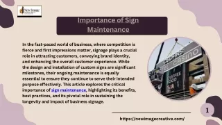 Reliable Sign Maintenance Solutions for Businesses