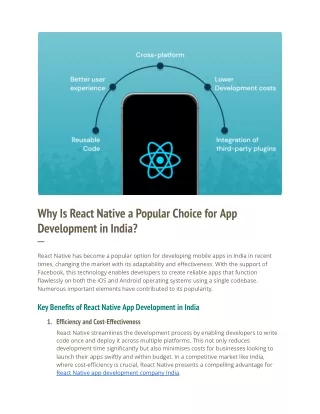 why is react native a popular choice