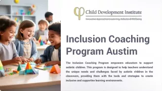 Inclusion Coaching Program for Autism