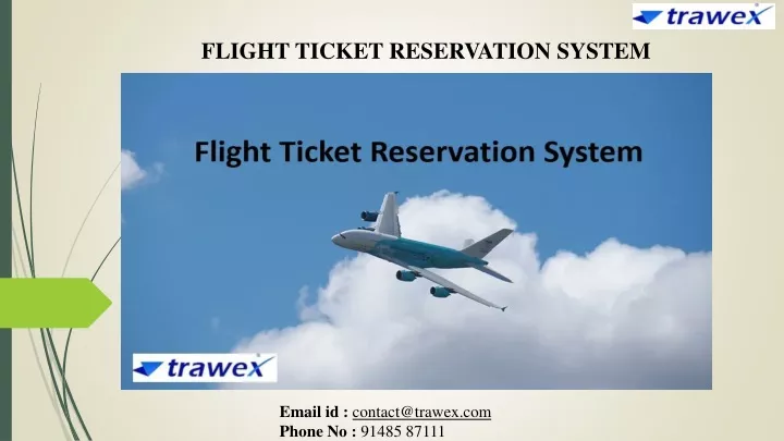 flight ticket reservation system