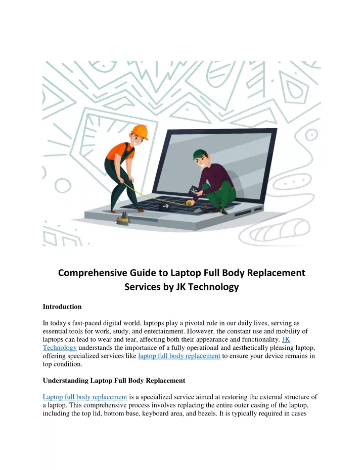 comprehensive guide to laptop full body