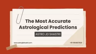 The Most Accurate Astrological Predictions