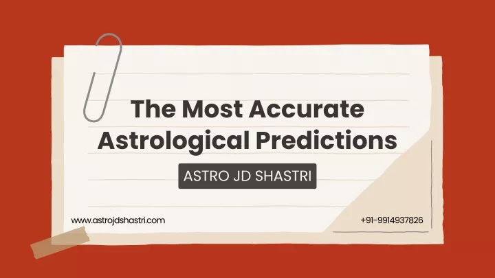 the most accurate astrological predictions