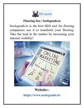 Flooring Seo  Seolegends.io