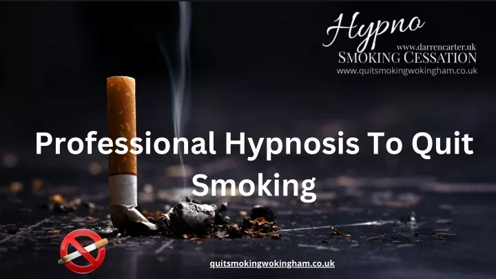 professional hypnosis to quit smoking