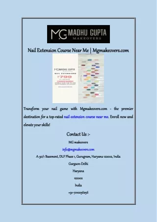 nail nailextension extensioncourse