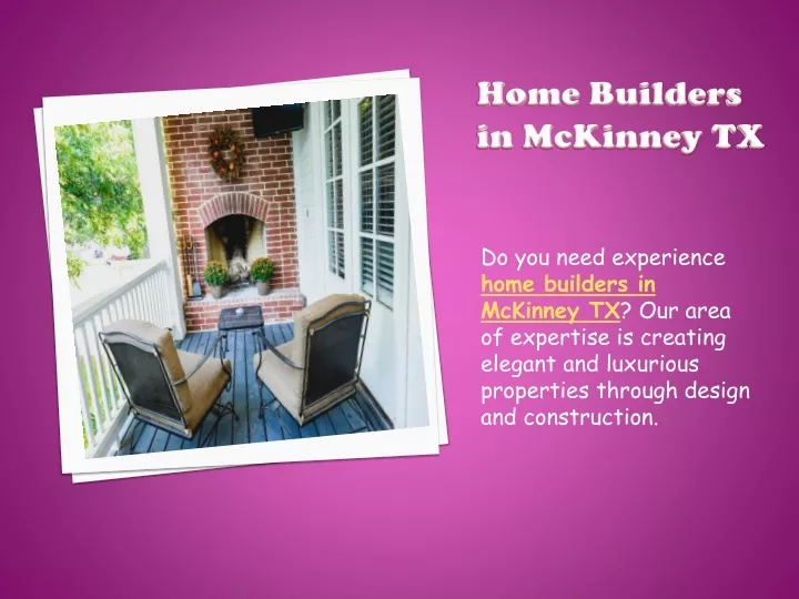 home builders in mckinney tx