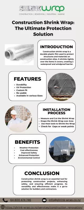Construction Shrink Wrap : Ultimate Protection