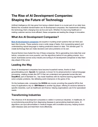 The Rise of AI Development Companies_ Shaping the Future of Technology (16)