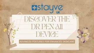 discover the dr pen a11 device