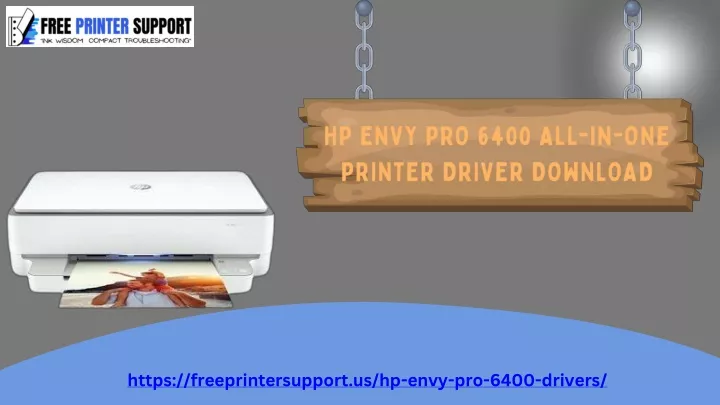 hp envy pro 6400 all in one printer driver