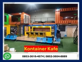 WA 0853.3616.4074 Jasa Modifikasi Container Cafe Mini Tingkat 2 Lantai Tangerang