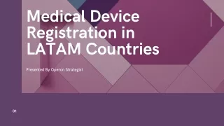 Medical Device Registration in LATAM Countries pdf