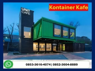 (WA) 0853.3616.4074, Jasa Pembuatan Container Cafe 2 Tingkat Modern Wonogiri