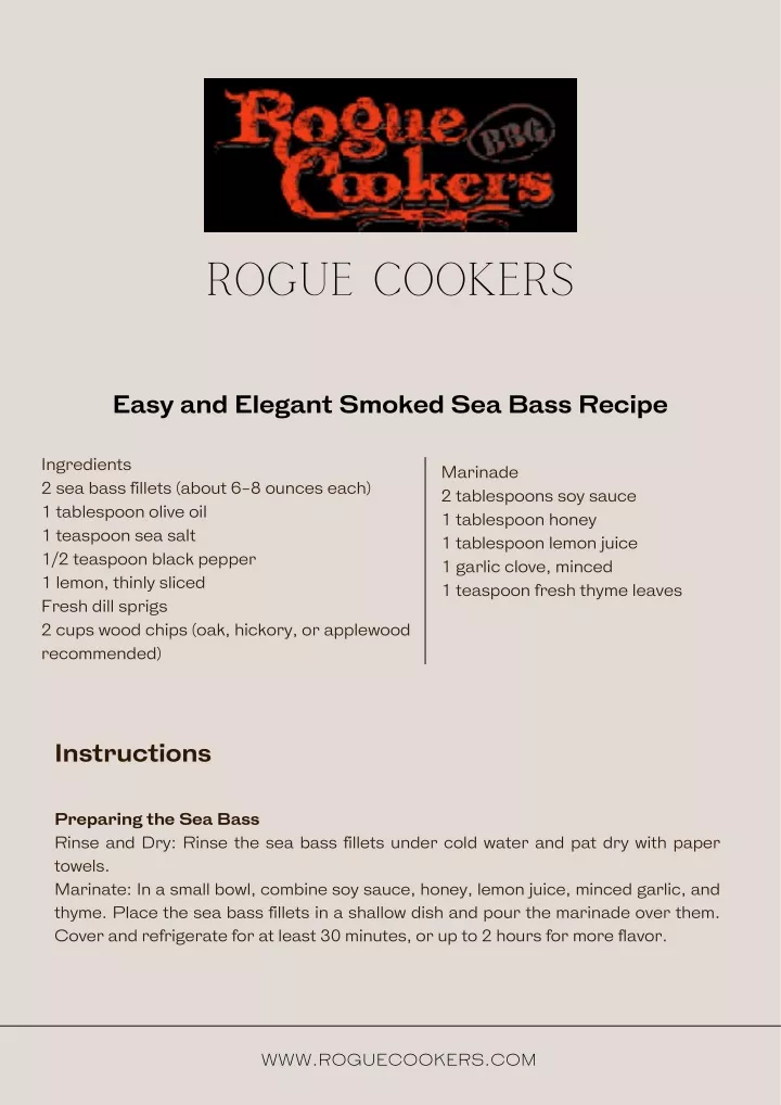 rogue cookers