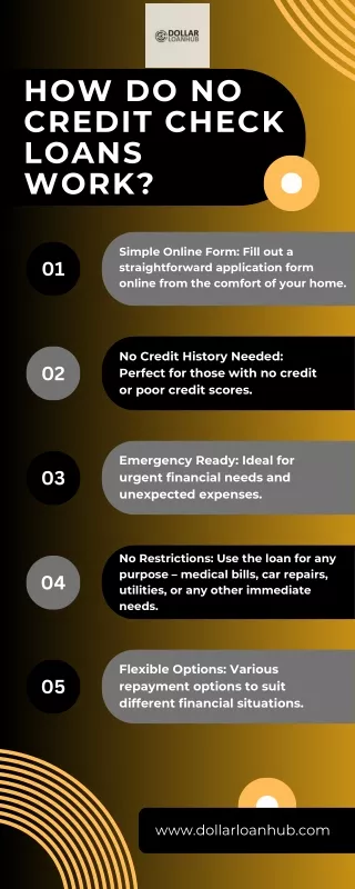 how do no credit check loans work