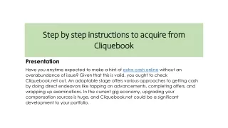 step by step instructions to acquire from