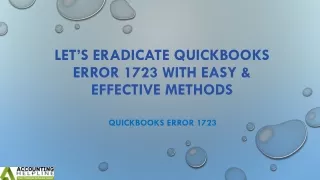 let s eradicate quickbooks error 1723 with easy effective methods