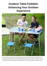 outdoor tables Foldable - slide 1