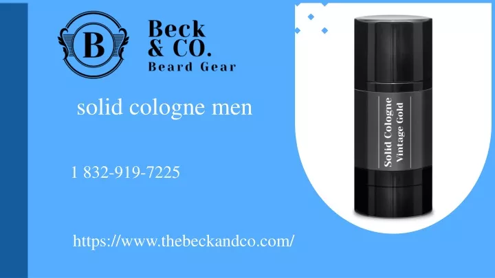 solid cologne men