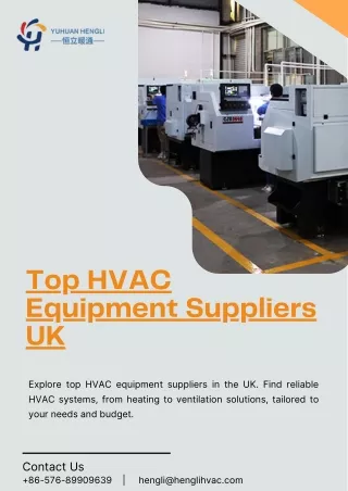 Top HVAC Equipment Suppliers UK