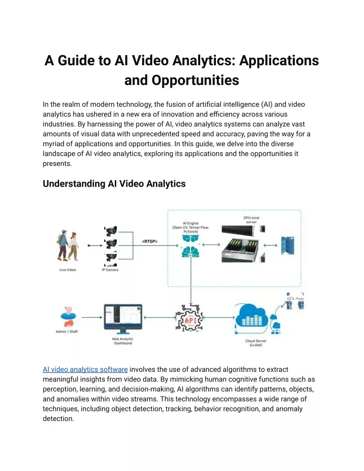 a guide to ai video analytics applications