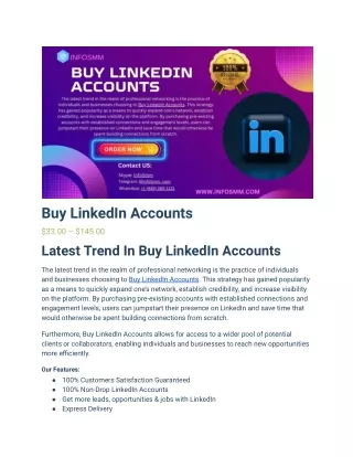 Buy LinkedIn Accounts Verified – Boost Your Network Now