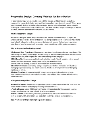 Responsive Design_ Creating Websites for Every Device