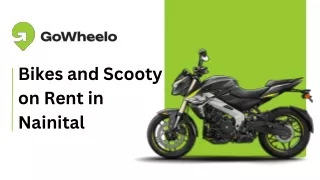 bikes and scooty on rent in nainital
