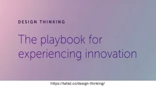 Design Thinking