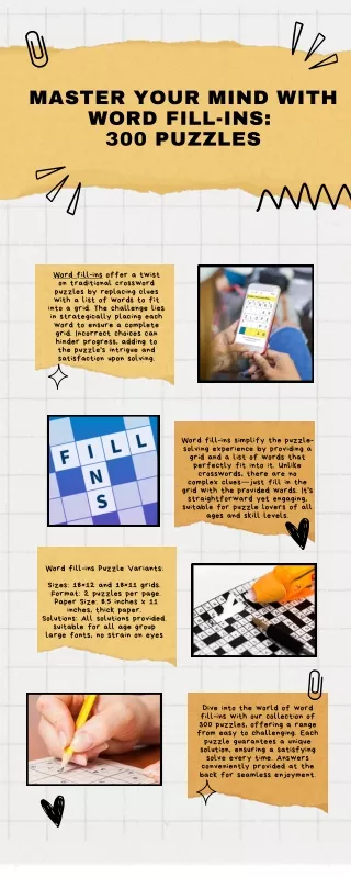 master your mind with word fill ins 300 puzzles