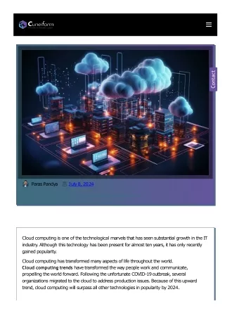 Cloud Computing Trends 2024 Gear Up for the Future