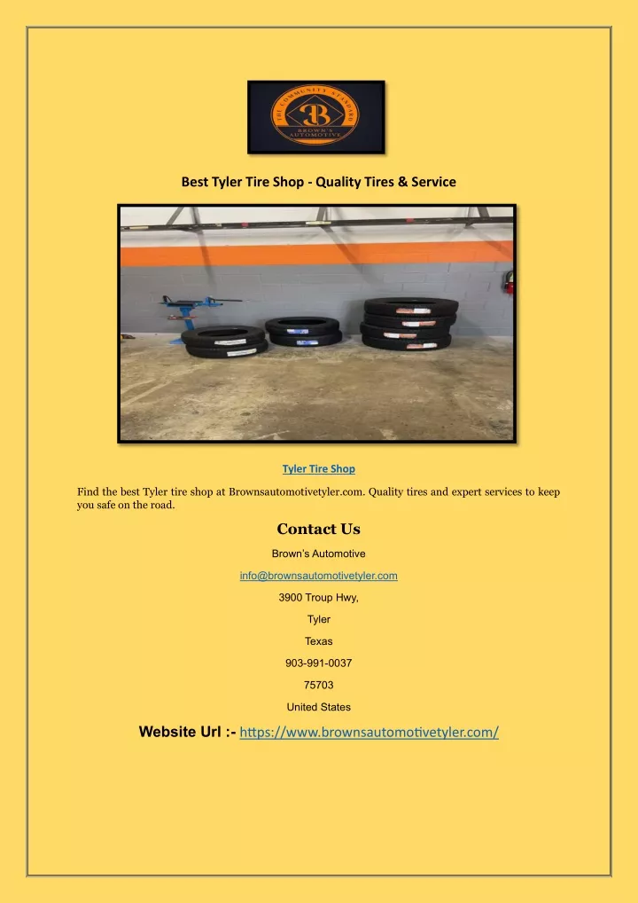 best tyler tire shop quality tires service