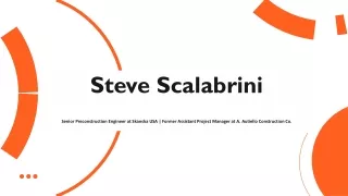 Steve Scalabrini - A Creative Strategist From Oakland, NJ