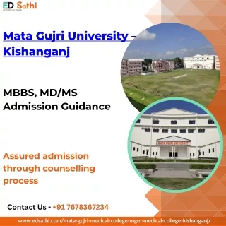 How to Secure Direct Admission in MBBS at Mata Gujri Medical College