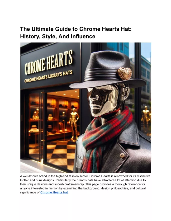 the ultimate guide to chrome hearts hat history