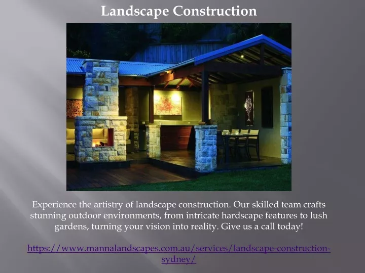 landscape construction