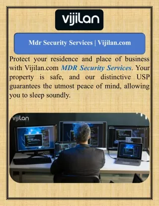 Mdr Security Services   Vijilan.com