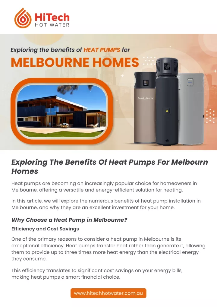 exploring the benefits of heat pumps for melbourn