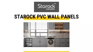 Starock PVC Wall Panels