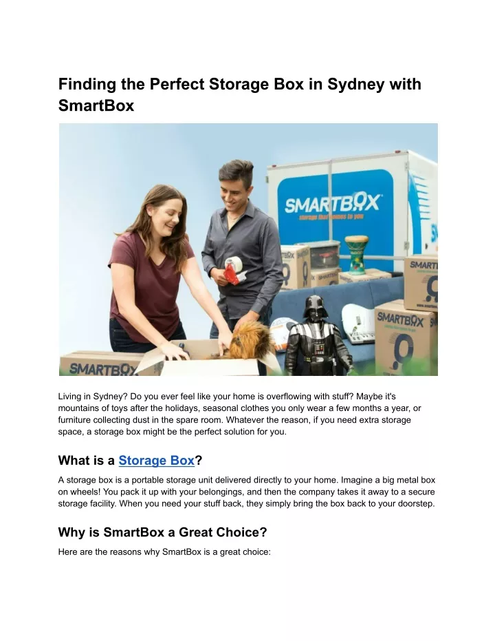 finding the perfect storage box in sydney with