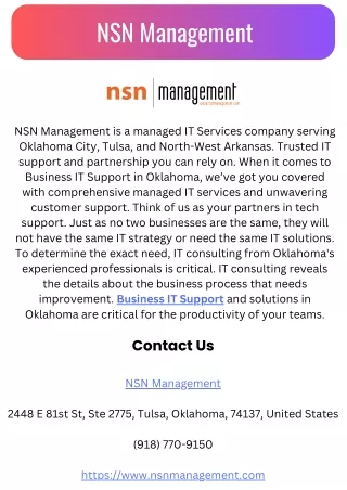 NSN Management