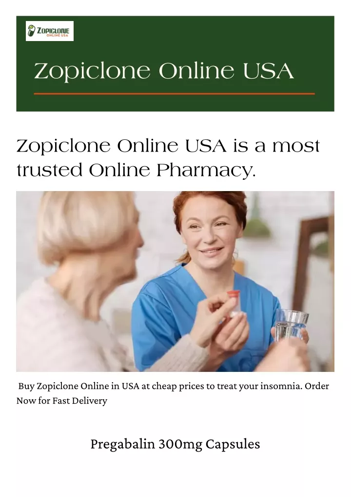 zopiclone online usa