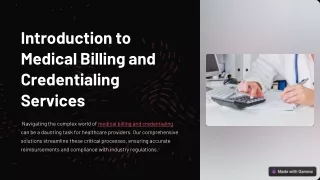 introduction to medical billing and credentialing