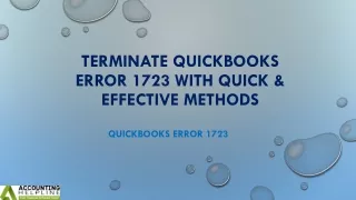terminate quickbooks error 1723 with quick effective methods